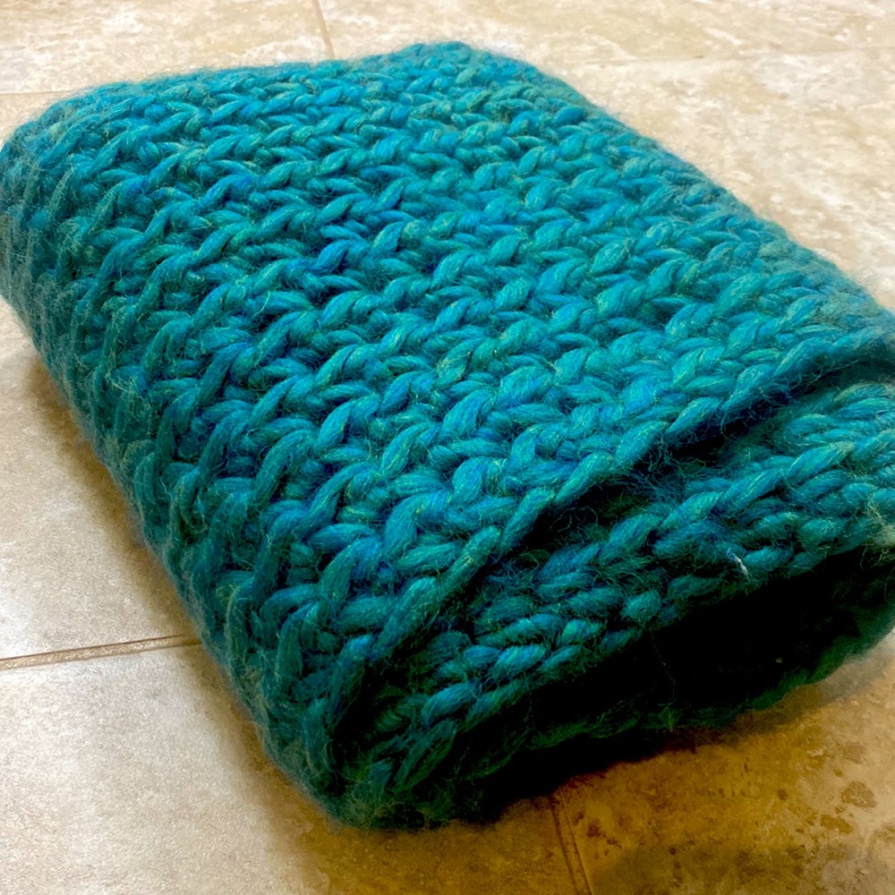 Gorgeous knit infinity scarf / wrap